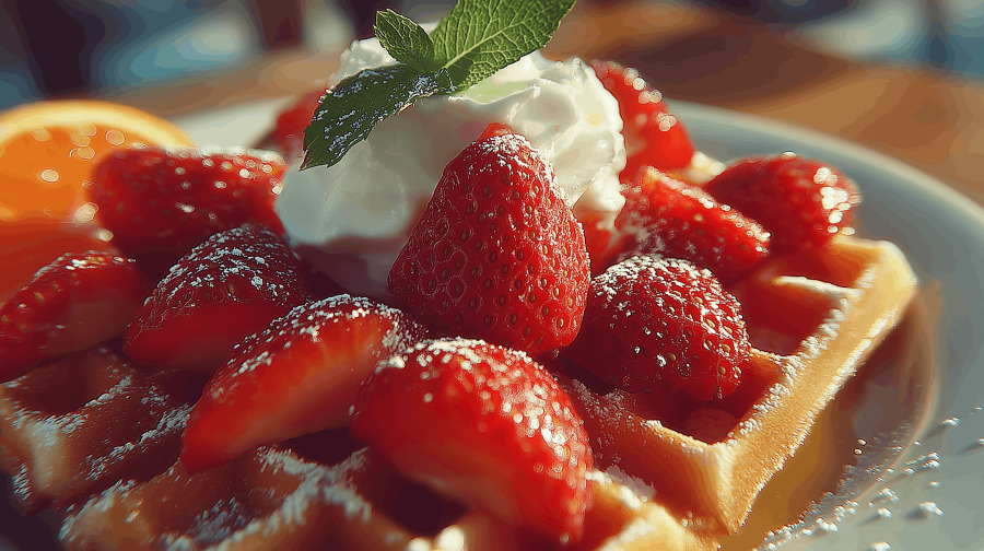 Strawberry Waffle puzzle preview